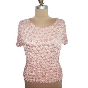 NWT F.C. Vintage 90s Popcorn Top Pink One Size Fits Most
